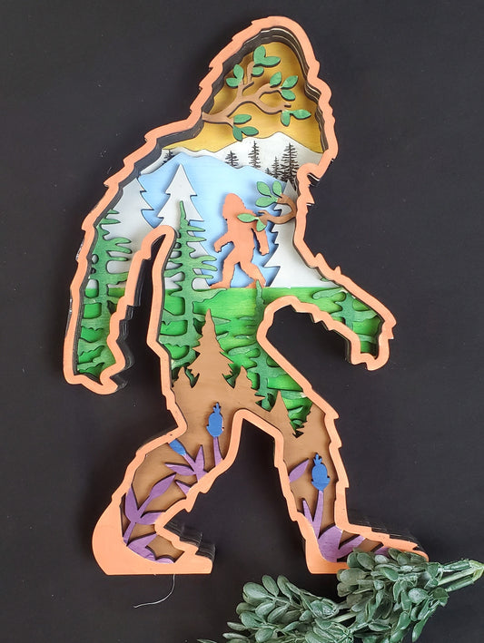 Mythical Creatures Layered Wood Art Collection