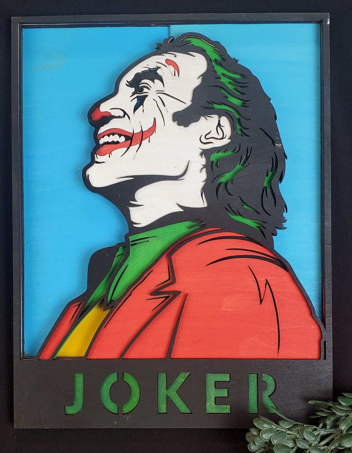 Heroes & Villains Layered Wood Art