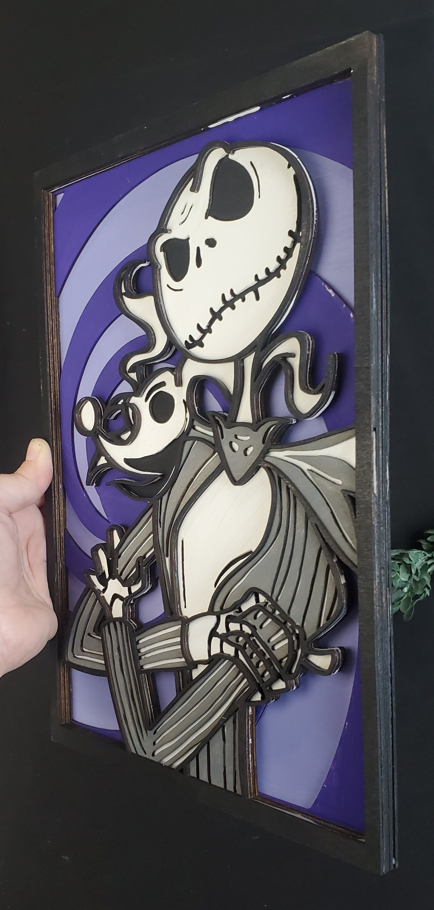 Jack Skellington Layered Wood Art