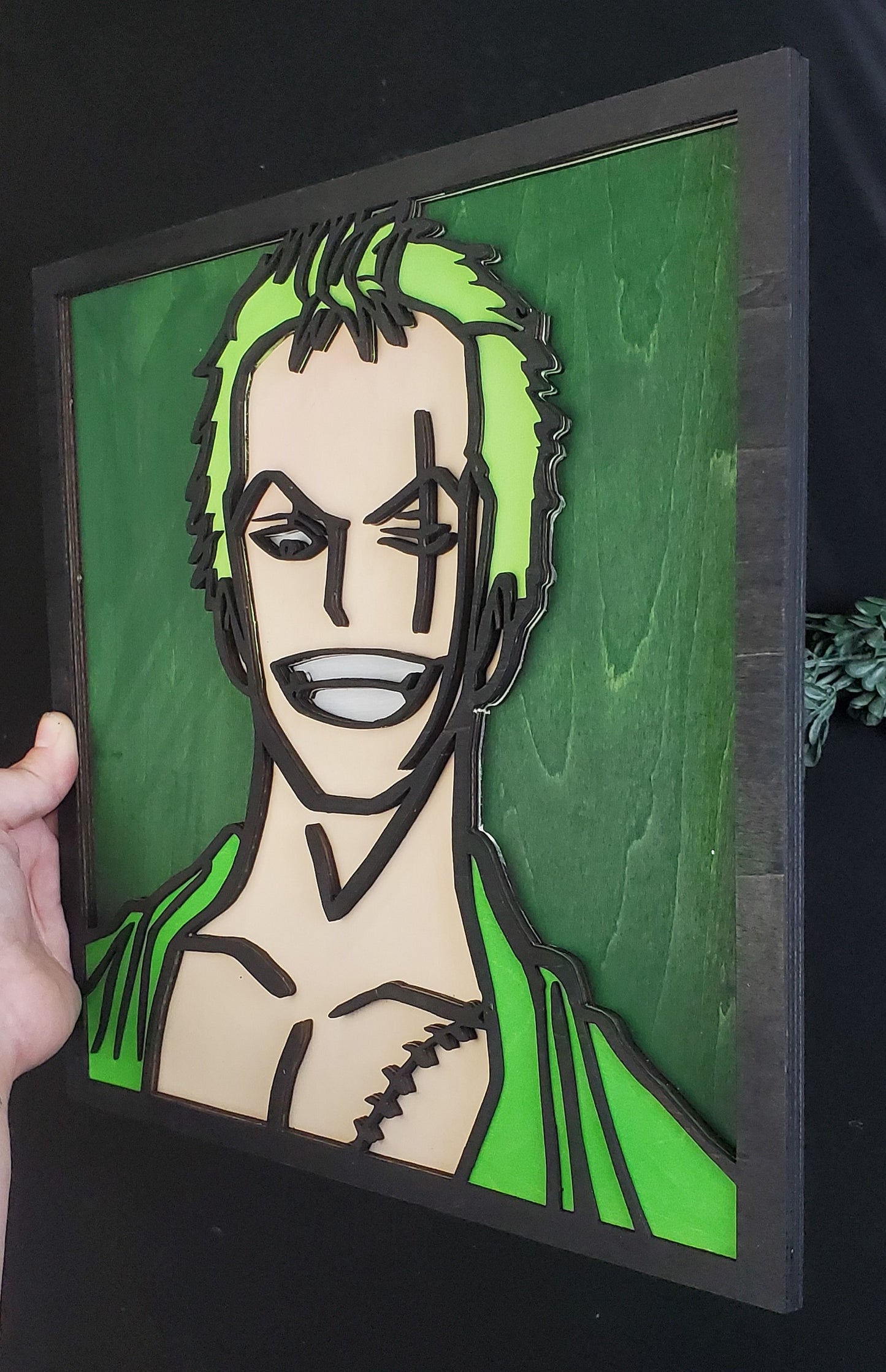 One Piece Layered Wood Art